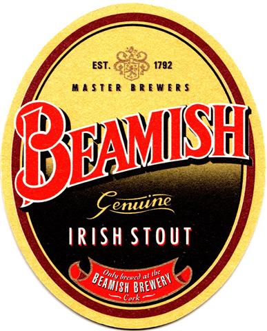 cork m-irl beamish oval 1ab (220-gnuine irish stout)